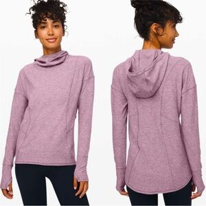 lululemon Ready To Rulu Hoodie Heathered Frosted Mulberry Medium
